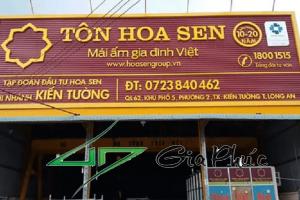Bảng hiệu tôn 